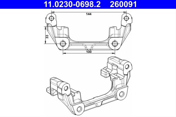 260091 SET BUCSI GHIDAJ ETRIER ATE: ATE - 11.0230-0698.2